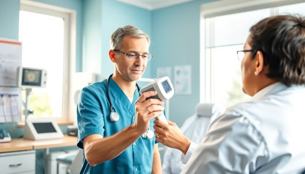 Interaction at cliniquedusoufflelepontet.fr showcasing respiratory therapy in a clinical setting.