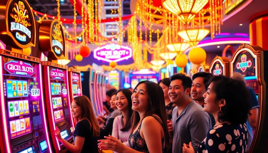 ผู้เล่น สล็อตออนไลน์ สนุกสนานและตื่นเต้นในคาสิโนที่มีบรรยากาศสว่างไสว