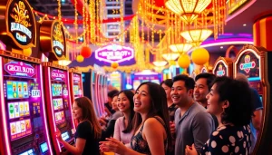 ผู้เล่น สล็อตออนไลน์ สนุกสนานและตื่นเต้นในคาสิโนที่มีบรรยากาศสว่างไสว