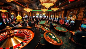 Experience the vibrant action of 389WIN casino games with thrilling roulette and slot machines.