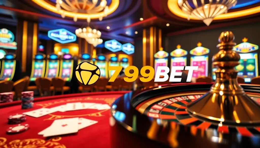 Experience the thrill of gaming at 789BET’s luxurious casino tables.