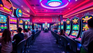 Menyaksikan gameplay seru di petanitoto dengan slot mesin berwarna-warni.