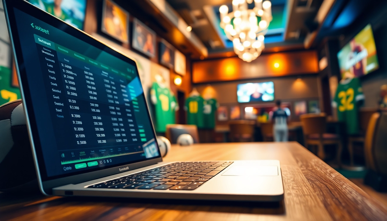 Menampilkan pengalaman taruhan agen sbobet dengan detail interaktif dan suasana energetik.