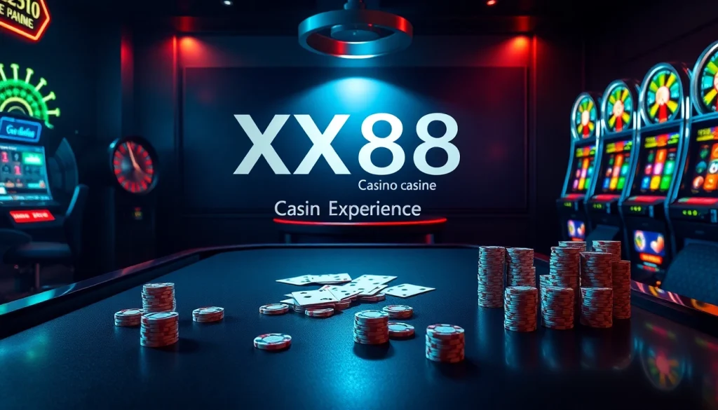 Experience the thrill of winning at XX88 Casino with vibrant games and luxury ambiance.