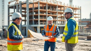 Showcase of a New Jersey Commercial General Contractor managing a construction project with a skilled team.