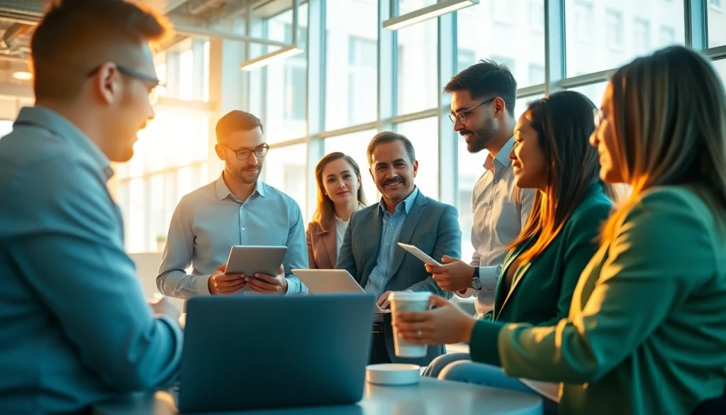 Boost your business with expert fractional CMO services in a collaborative office setting.