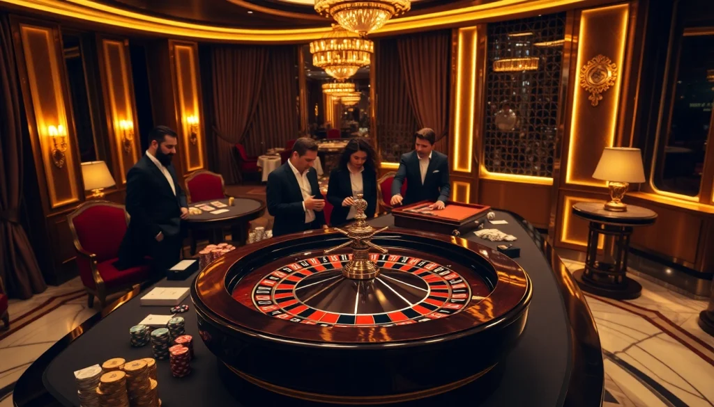 Experience the excitement of gambling at https://xx88.contractors/ with a luxurious casino scene.