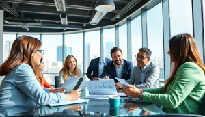 Engage to hire sales reps efficiently in a vibrant office setting