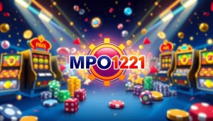 Menangkan jutaan dengan MPO1221, simbol keseruan hiburan digital dan permainan slot.