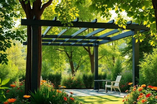 Elevate Your Outdoors with a Modern Steel Pergola: Design and Benefits