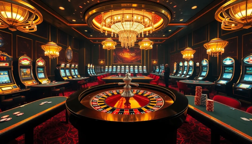 The hidden wiki 2 showcases an exciting casino scene with vibrant roulette wheels and elegant poker chips.