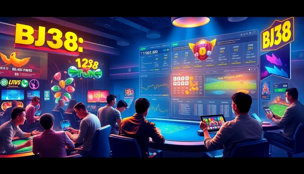 Experience thrilling online gaming at BJ38, featuring diverse betting options and live chicken fights.