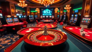 Experience thrilling games at b52club with vibrant tables and an exciting casino atmosphere.