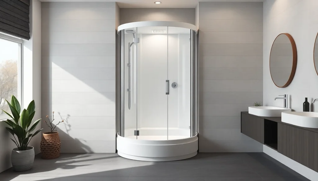 Verleihen Sie Ihrem Badezimmer mit der Duschkabine 80x80 Eckeinstieg modernen Stil und Eleganz.