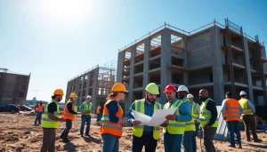 New Jersey Commercial General Contractor collaborating on a construction project.