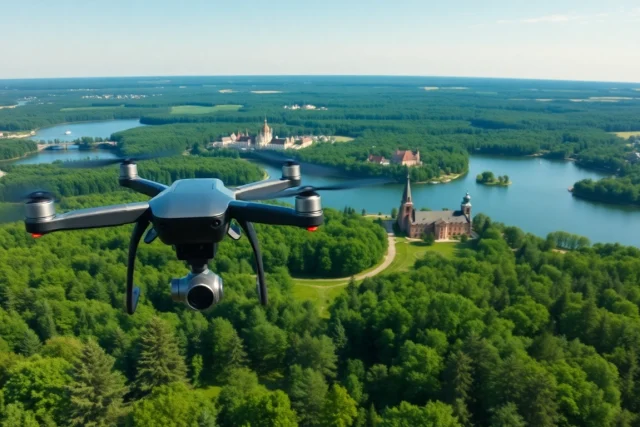 Professionelle Drohnenaufnahmen Brandenburg für beeindruckende Landschaftsbilder
