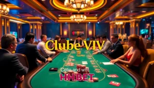 Experience the luxurious benefits of Clube VIP HHBET with an exclusive poker game.