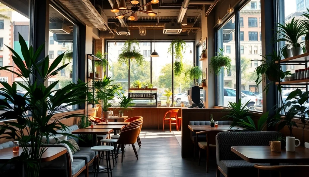 Détendez-vous dans le Cannabis Coffee Shop lloret de mar avec un intérieur accueillant entouré de verdure.