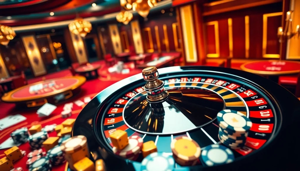 Experience the thrill of high-stakes gambling at https://nk88net.com/ with luxurious casino visuals.