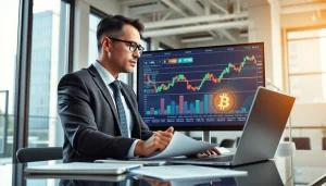 Acheter bitcoin facilement grâce à un professionnel analysant les tendances des cryptomonnaies.