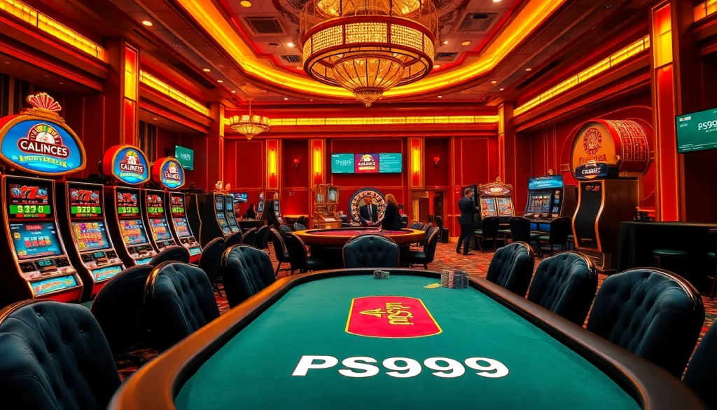 Experience high-stakes poker excitement at PS99's vibrant casino scene.