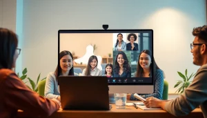 オンライン英語クラスで学ぶ熱心な生徒たち。カランメソッド オンライン おすすめの学習を強調。