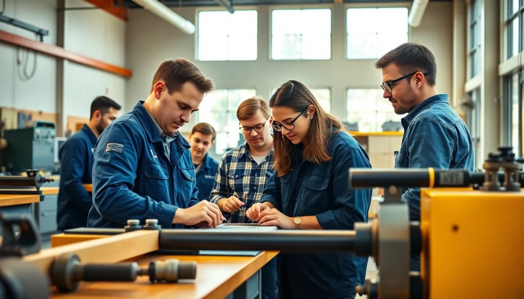 Students learn hands-on skills at trade schools in southern California.