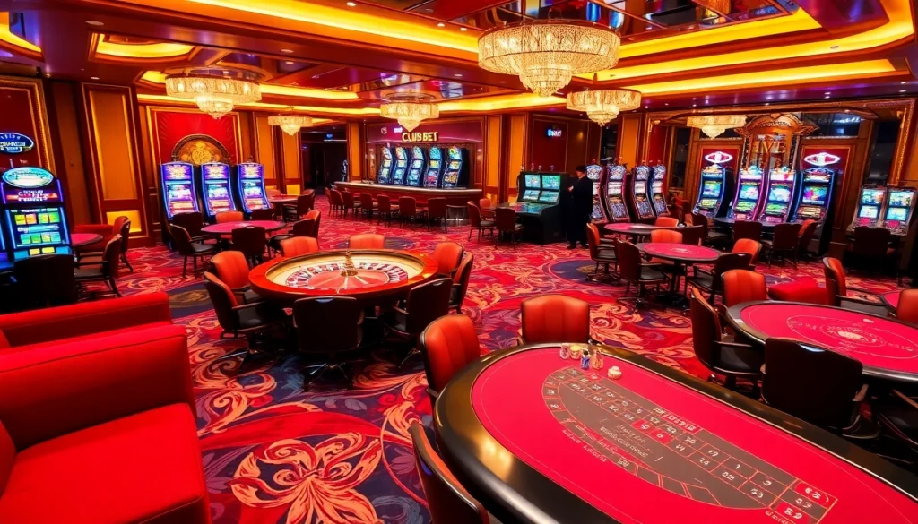 Experience the luxury of Clube VIP HHBET in an exclusive casino setting.