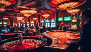 Experience excitement at KK Vin Casino with vibrant gaming tables and thrilling atmosphere.