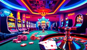 Experience the thrill of gambling at nhà cái i5bet with vibrant casino scenes and action-packed gameplay.