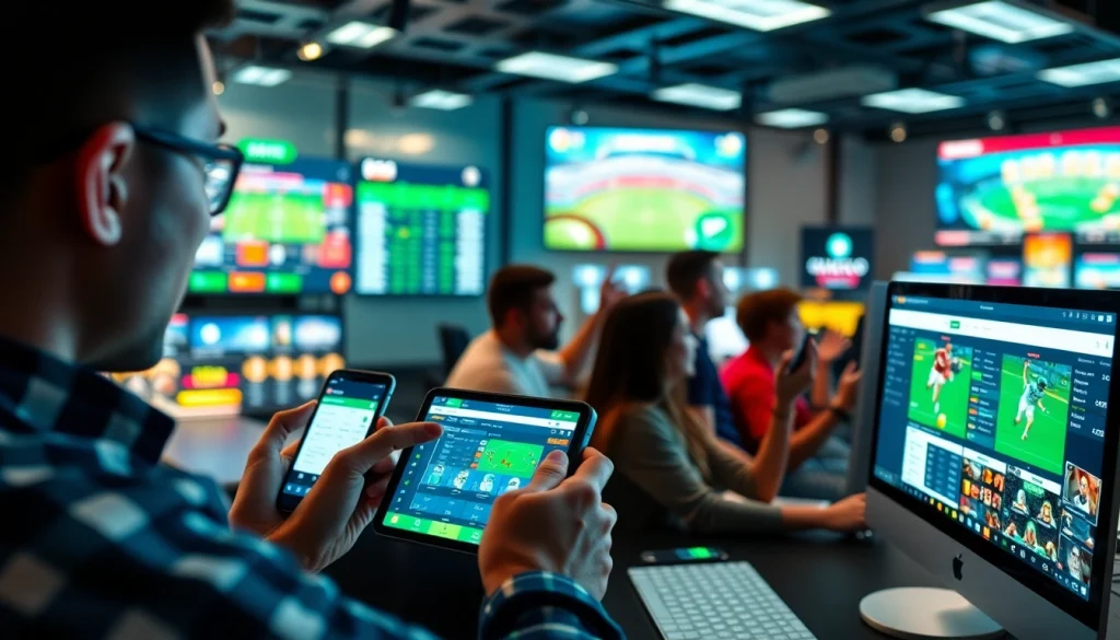 Trải nghiệm đặt cược trực tuyến năng động với AX88 Bet, hình ảnh hấp dẫn và giao diện người dùng thân thiện trong bối cảnh công nghệ hiện đại.