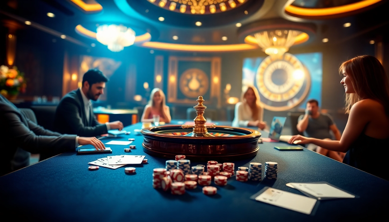 Engaging players in action with the Tool xổ số siêu tốc at a luxury casino interface.