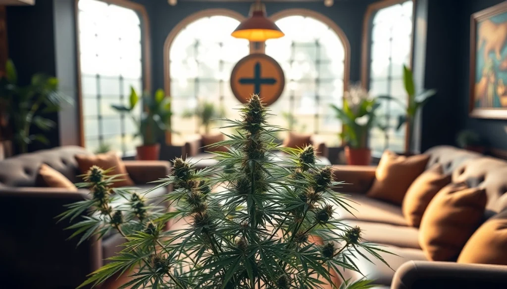 Meilleurs Clubs Cannabis Madrid offrant un espace accueillant avec un mobilier stylé.