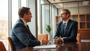 Brio4d membantu klien memperoleh nasihat hukum yang terpercaya di ruang kantor modern.