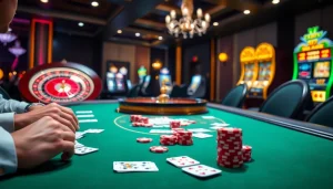 Experience the thrill at nhà cái uy tín with vibrant casino tables and exciting gameplay.