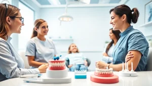 Level orthodontics consultation with a professional team in a modern clinic.