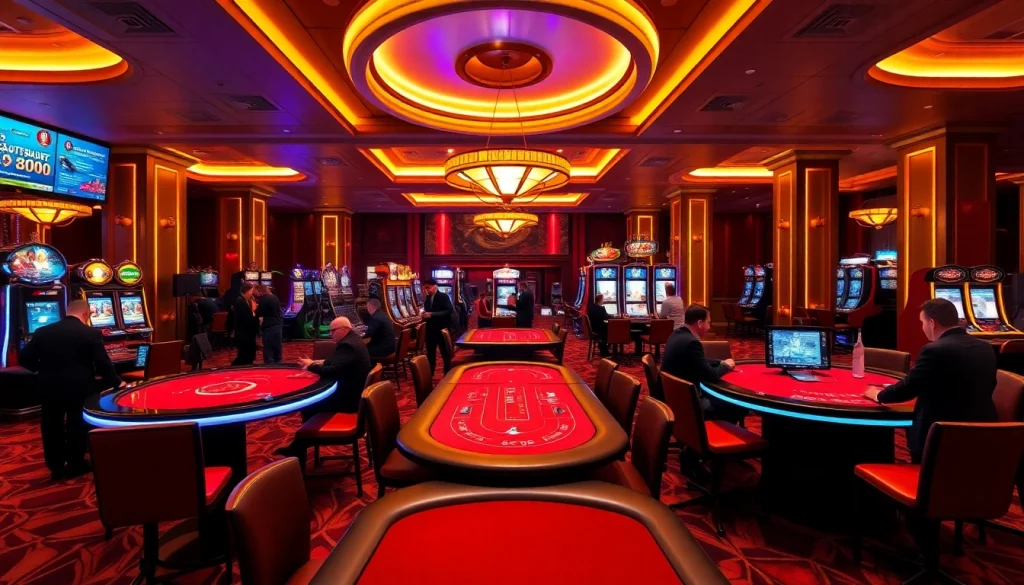 Experience the vibrant gaming atmosphere at 88clb casino.