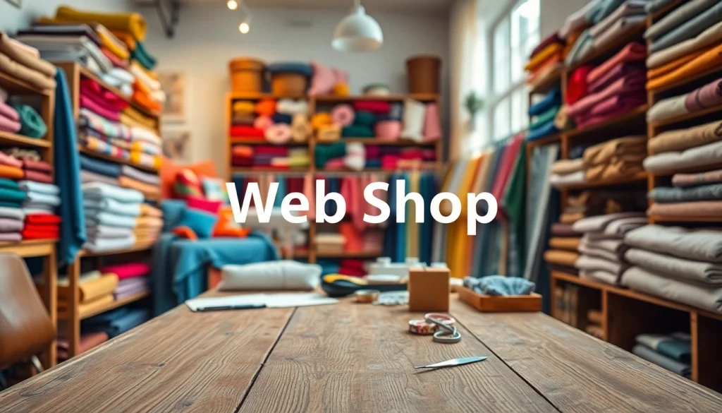 Bekijk stoffen webshop nederland met kleurrijke stoffen en creatief interieur.