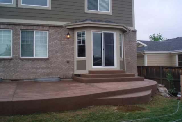 Stamped Concrete Stairs Denver | Upgrade Your Entryway
