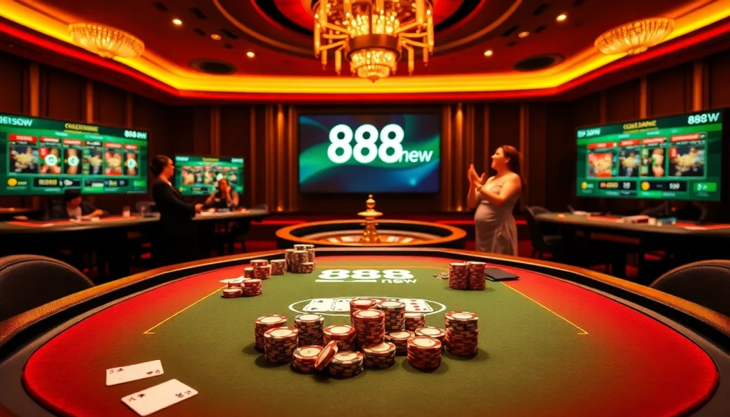 Immerse in the excitement of 888 new gambling with professional poker tables and roulette.