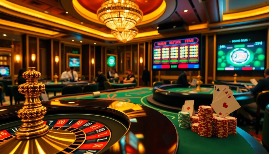 Kqxs lottery players analyzing results at an elegant casino table.